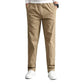 Men Regular Khaki Solid Chinos
