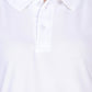 Ketex White Cotton Blend Polo Neck Tshirt
