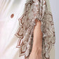 Satin Silk Printed Kaftan Saree With Unstitched Blouse